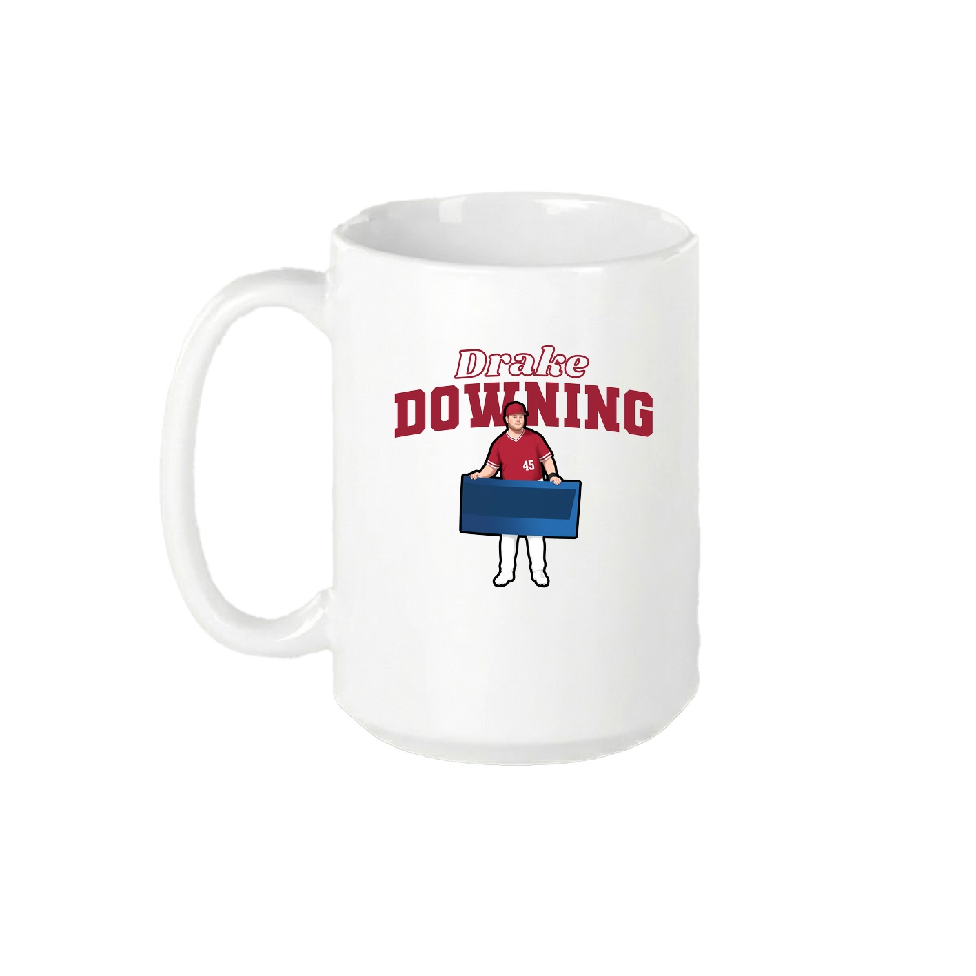 15oz Coffee Mug — Name Arch in White