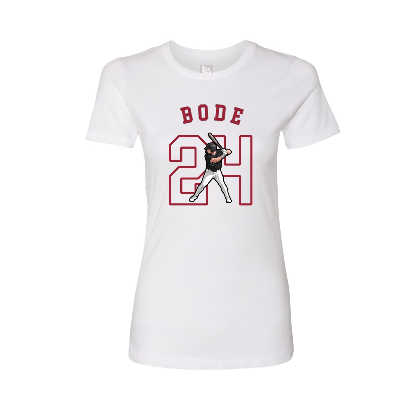 Fitted Women's Tee — Shirsey Arch in White