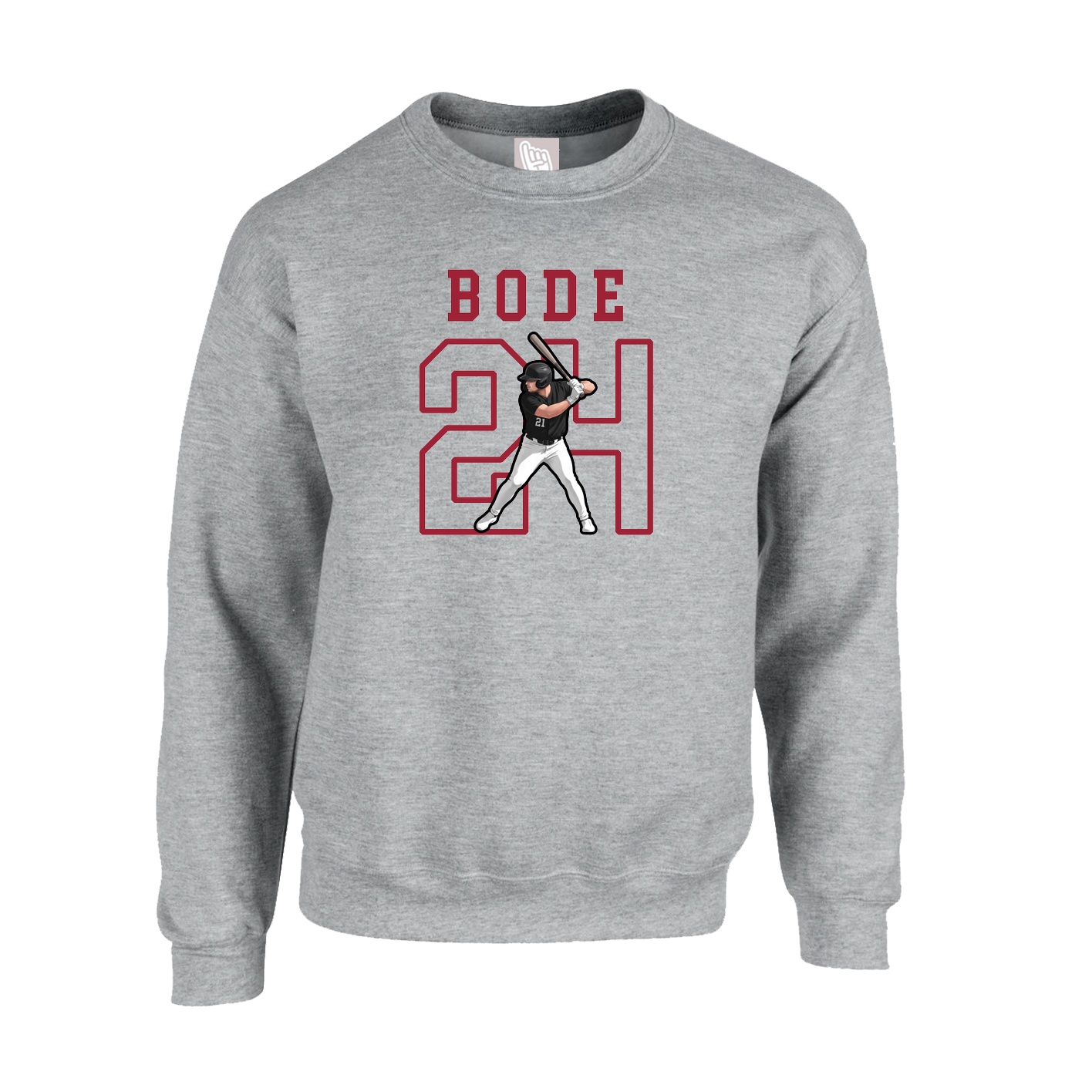 Fleece Crew — Shirsey in Grey
