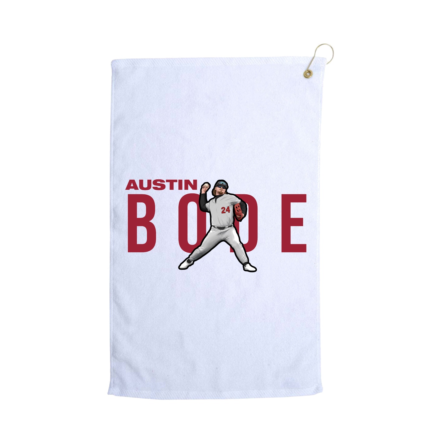 Golf Towel — Player Name in White