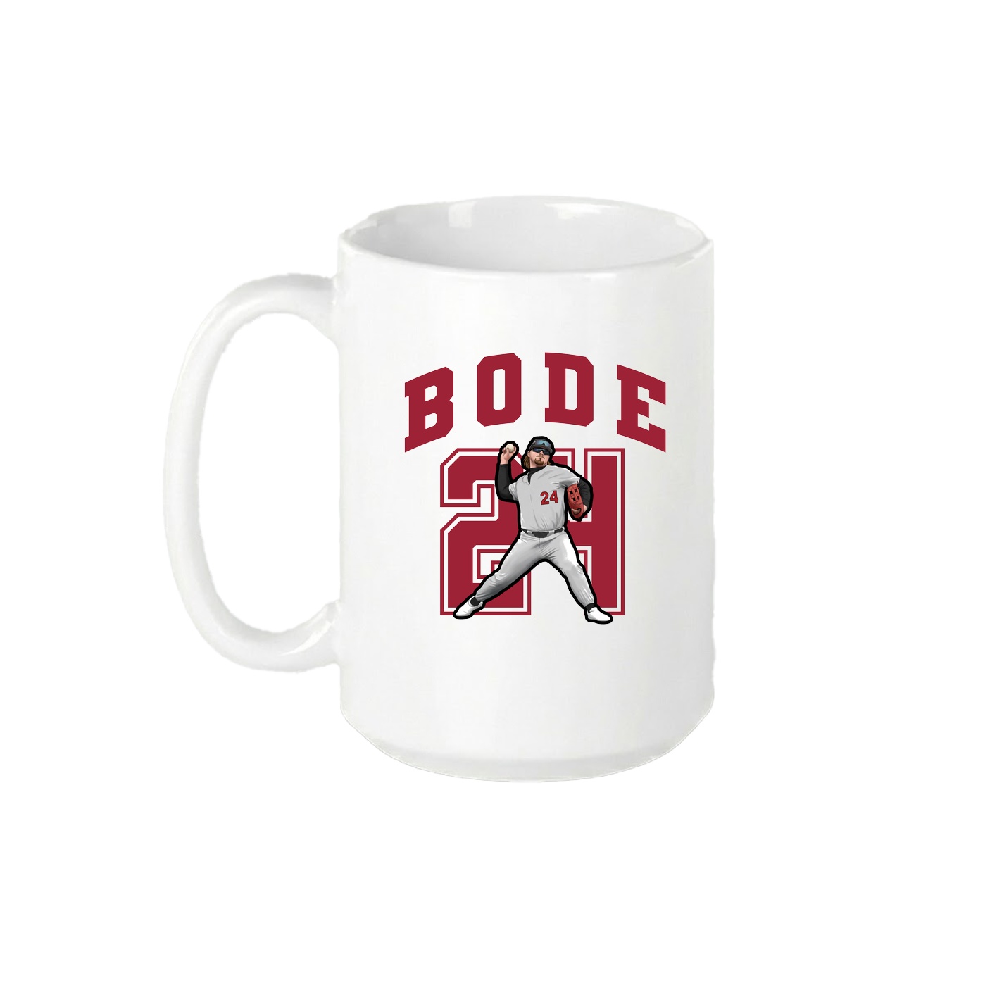 15oz Coffee Mug — Number in White