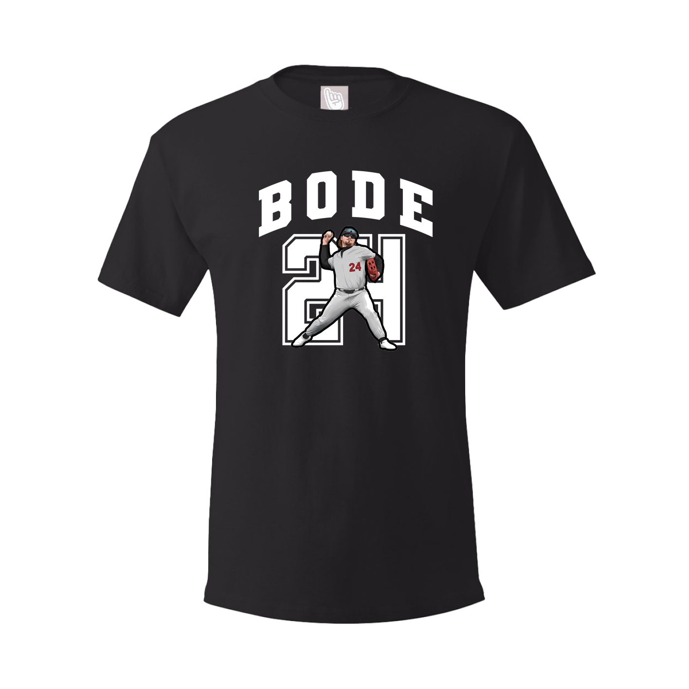 Youth Tee — Number in Black