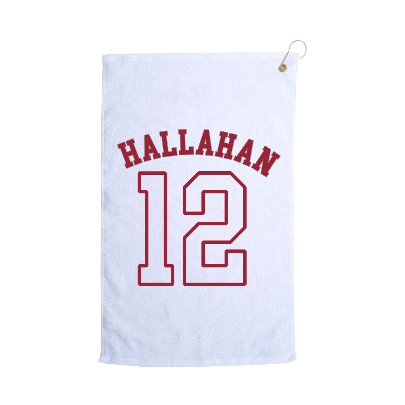 Golf Towel — Shirsey Arch in White