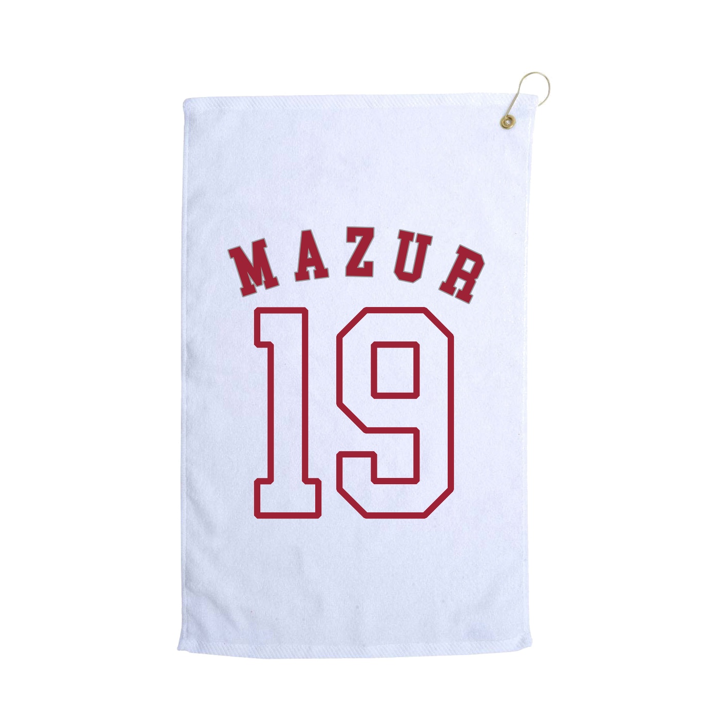 Golf Towel — Shirsey Arch in White