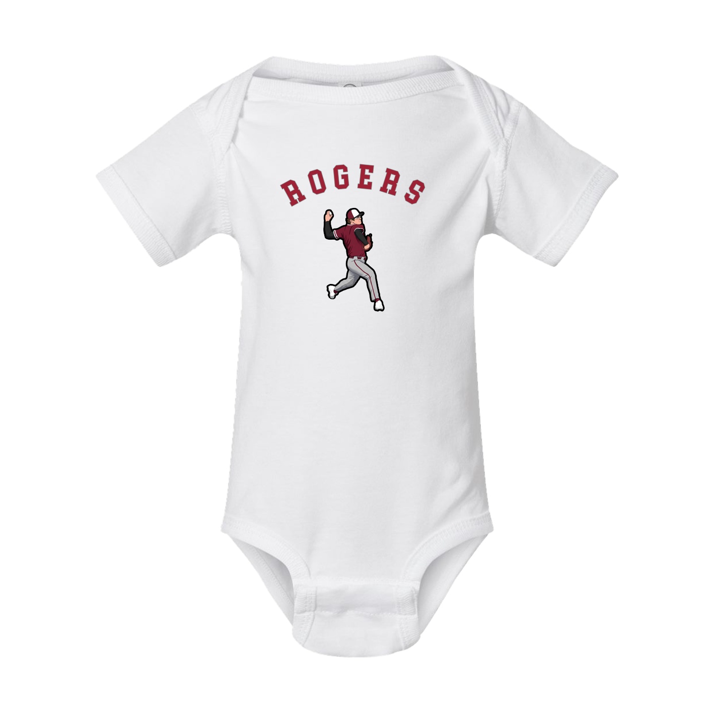 Baby Onesie — Shirsey Arch in White