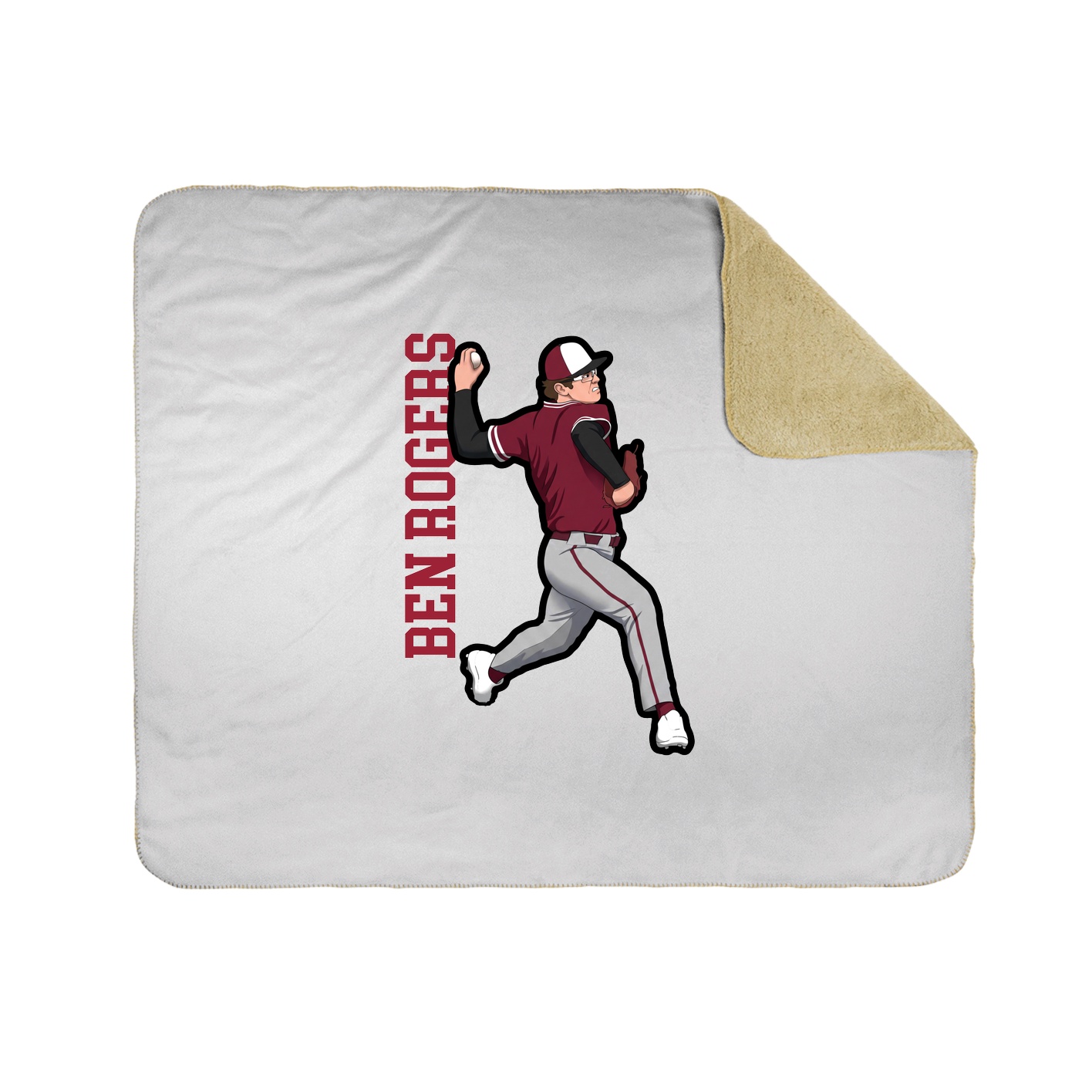 50x60 Sherpa Lined Throw Blanket