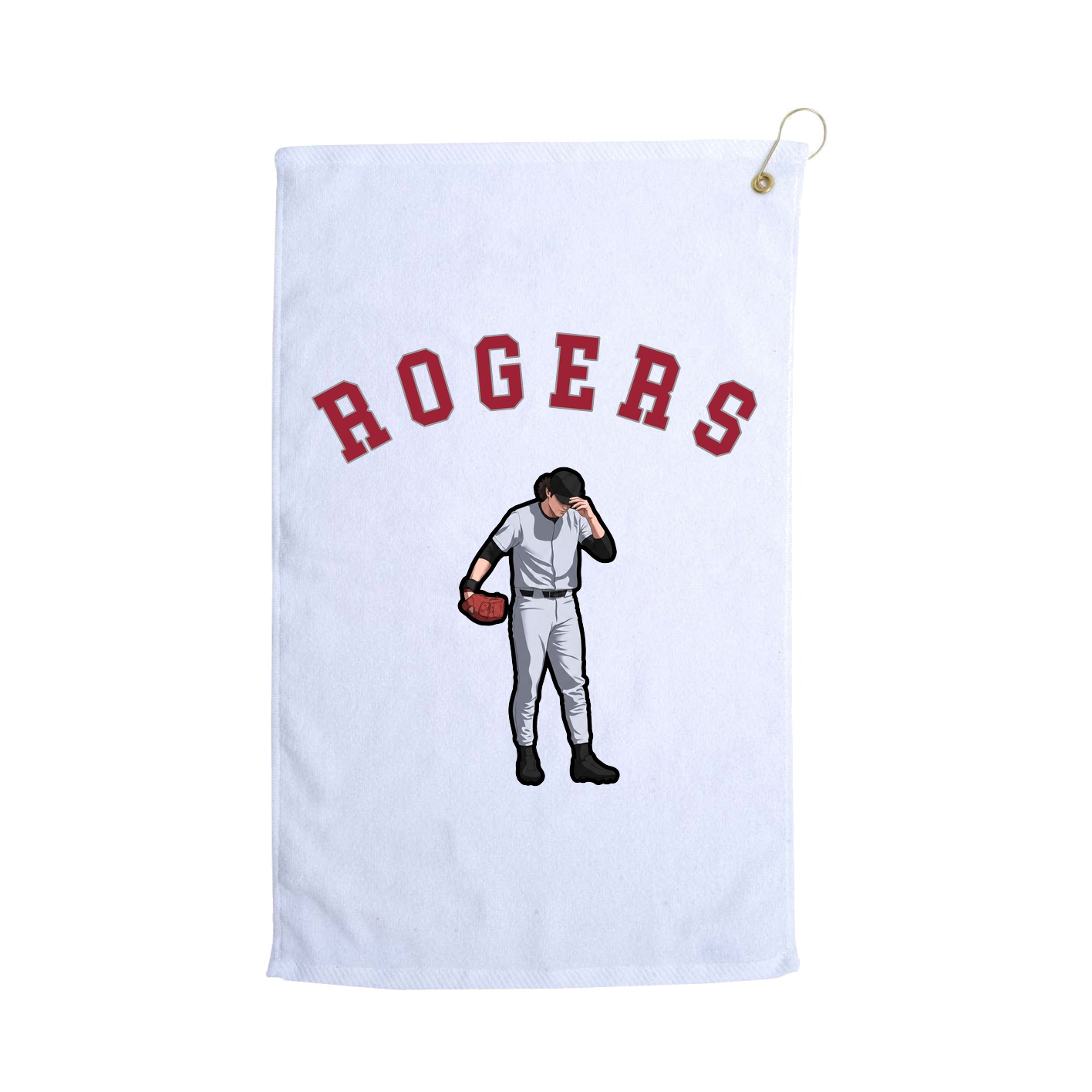 Golf Towel — Shirsey Arch in White