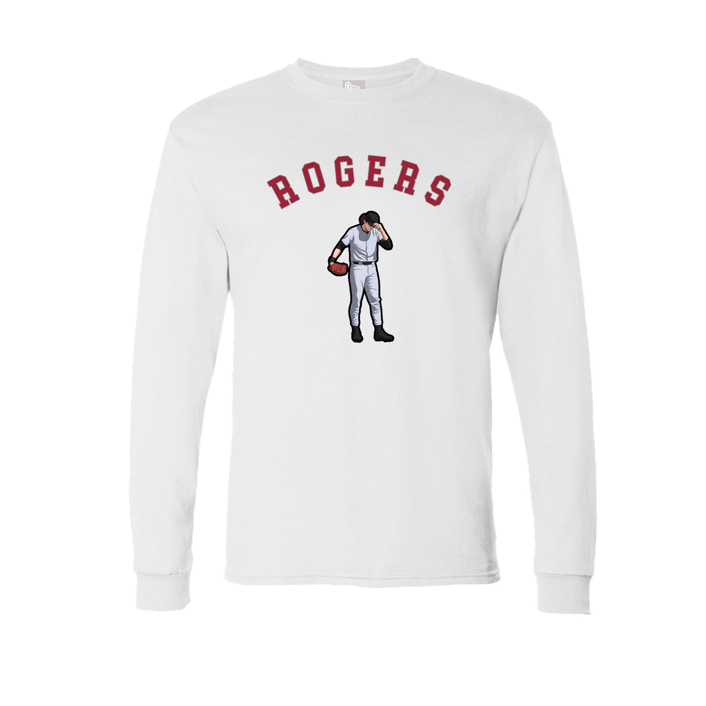 Long Sleeve Tee — Shirsey Arch in White