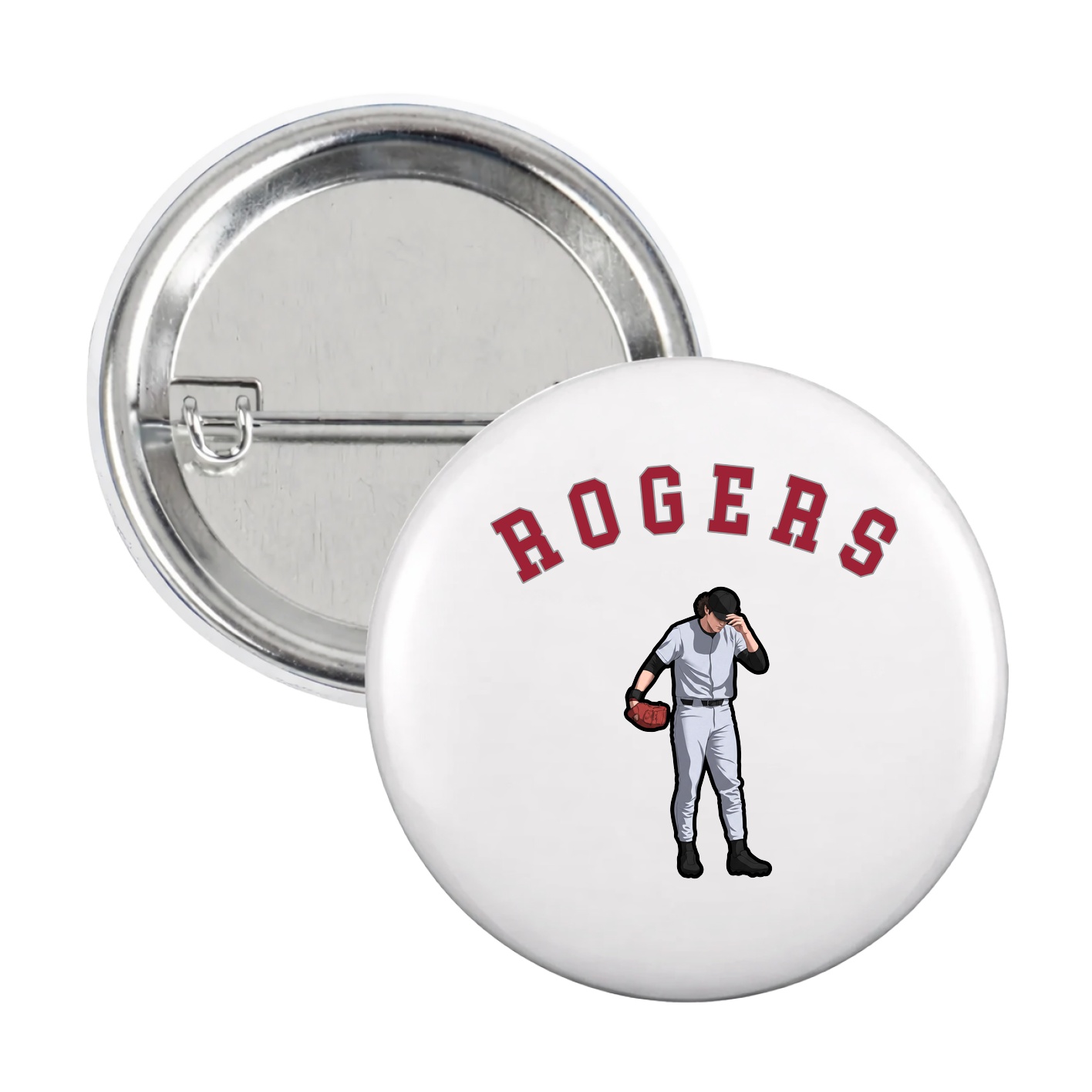 Game Day Button — Shirsey Arch in White