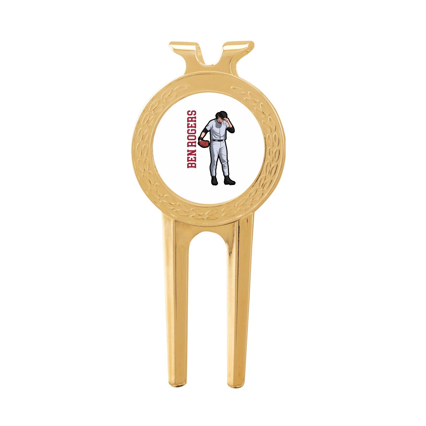 Divot Tool with Ball Marker — Name Vertical in Classic