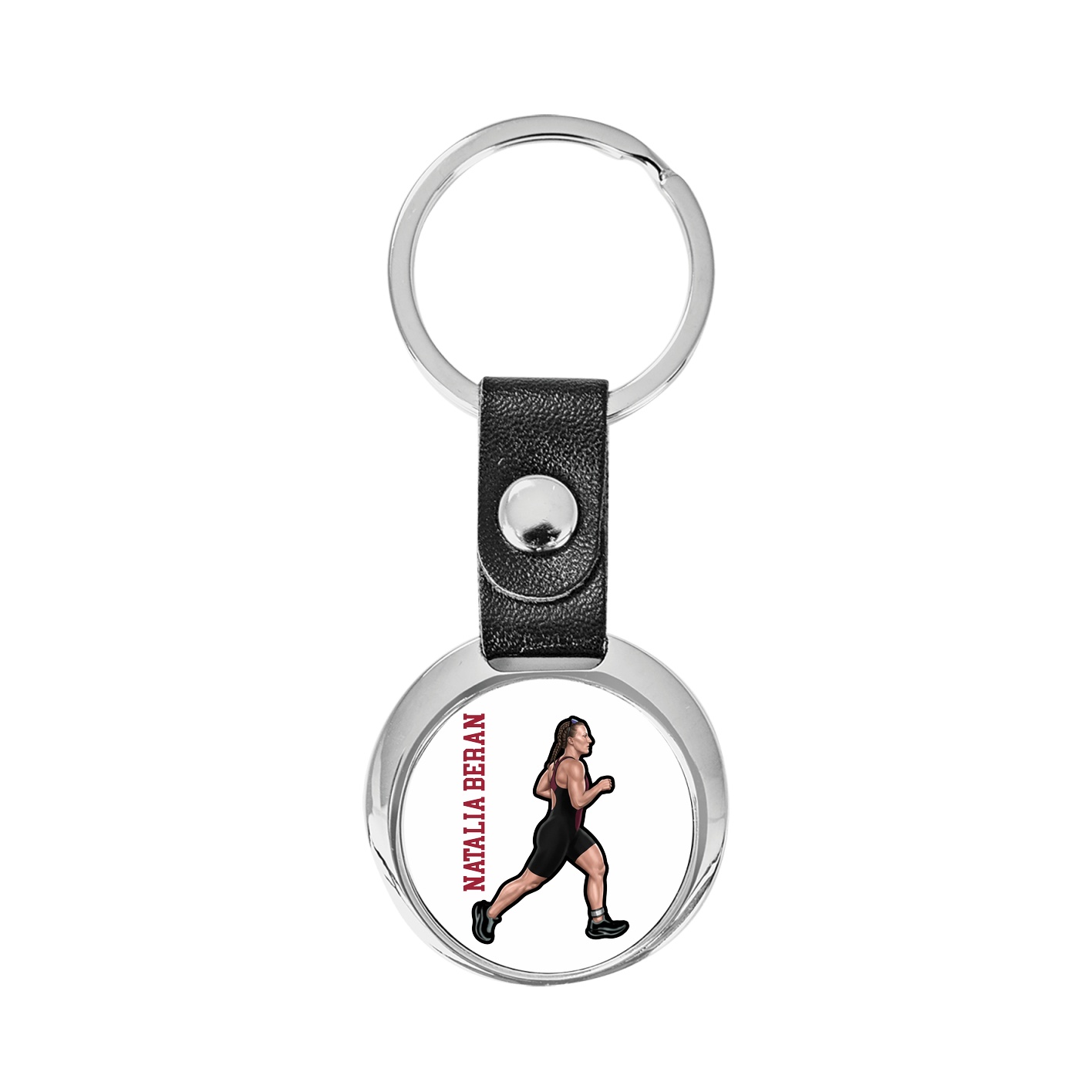 Key Chain — Name Vertical in Classic