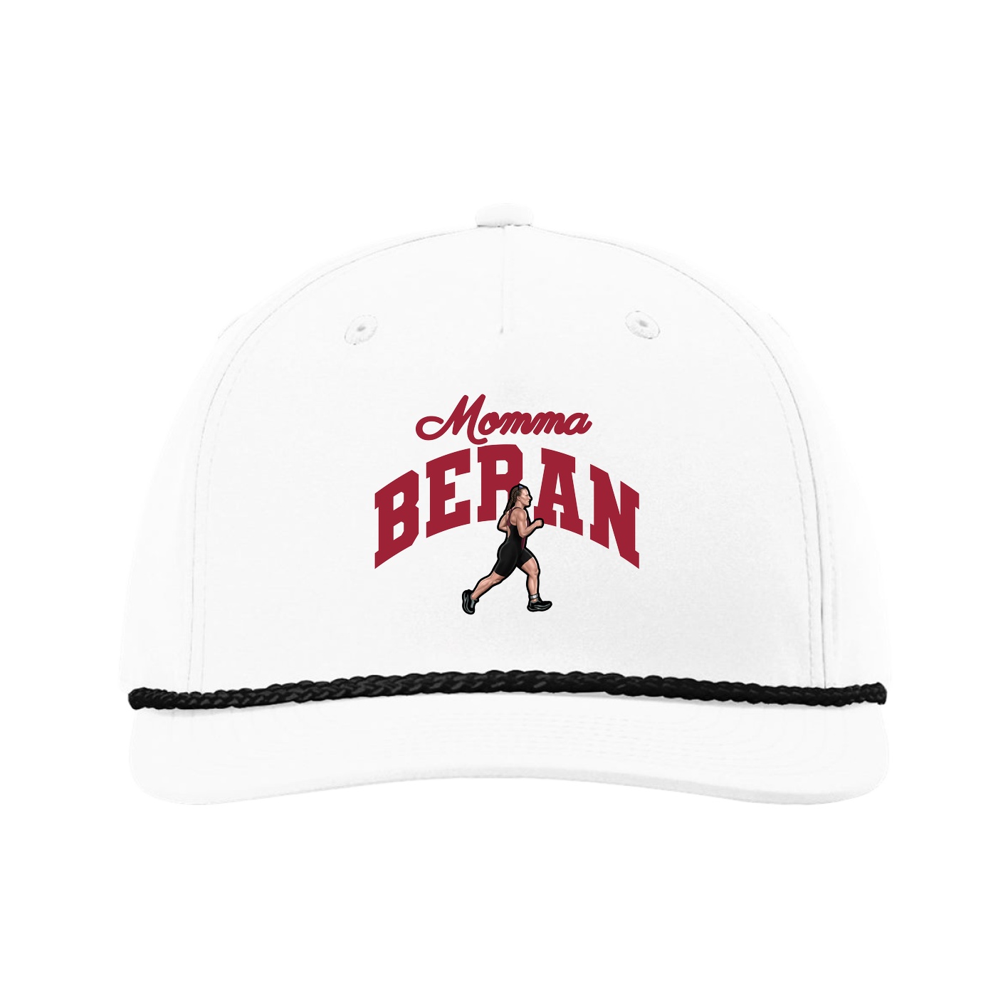 Five-Panel Classic Rope Cap — Mothers Day Arch in White