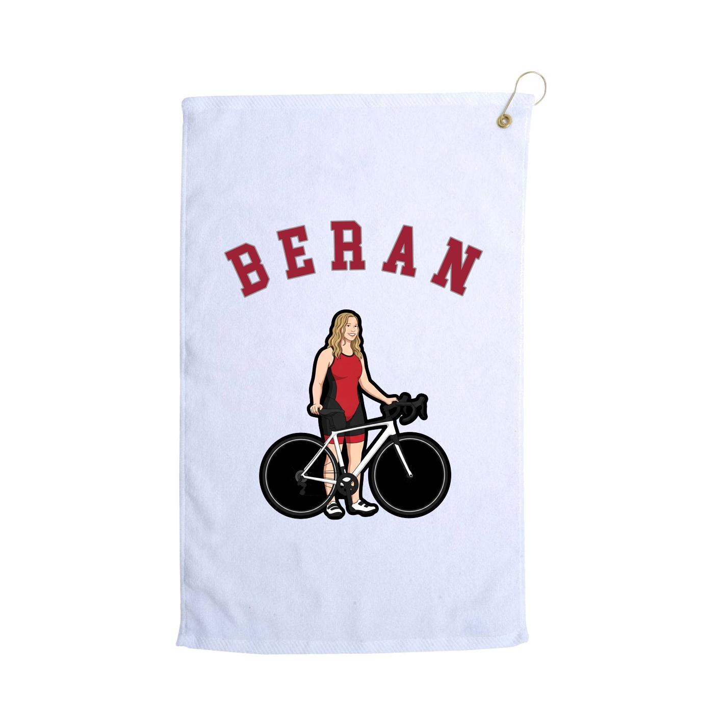 Golf Towel — Shirsey Arch in White
