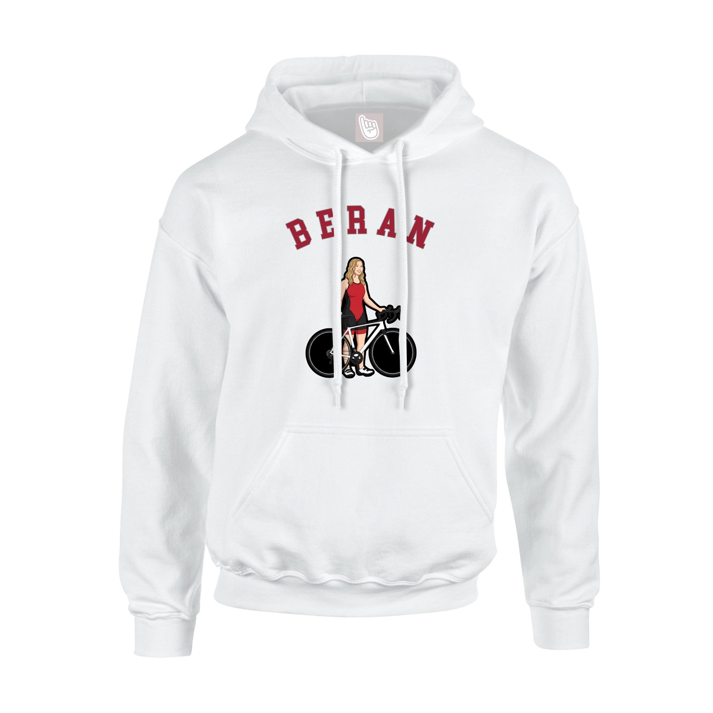 Hoodie — Shirsey Arch in White