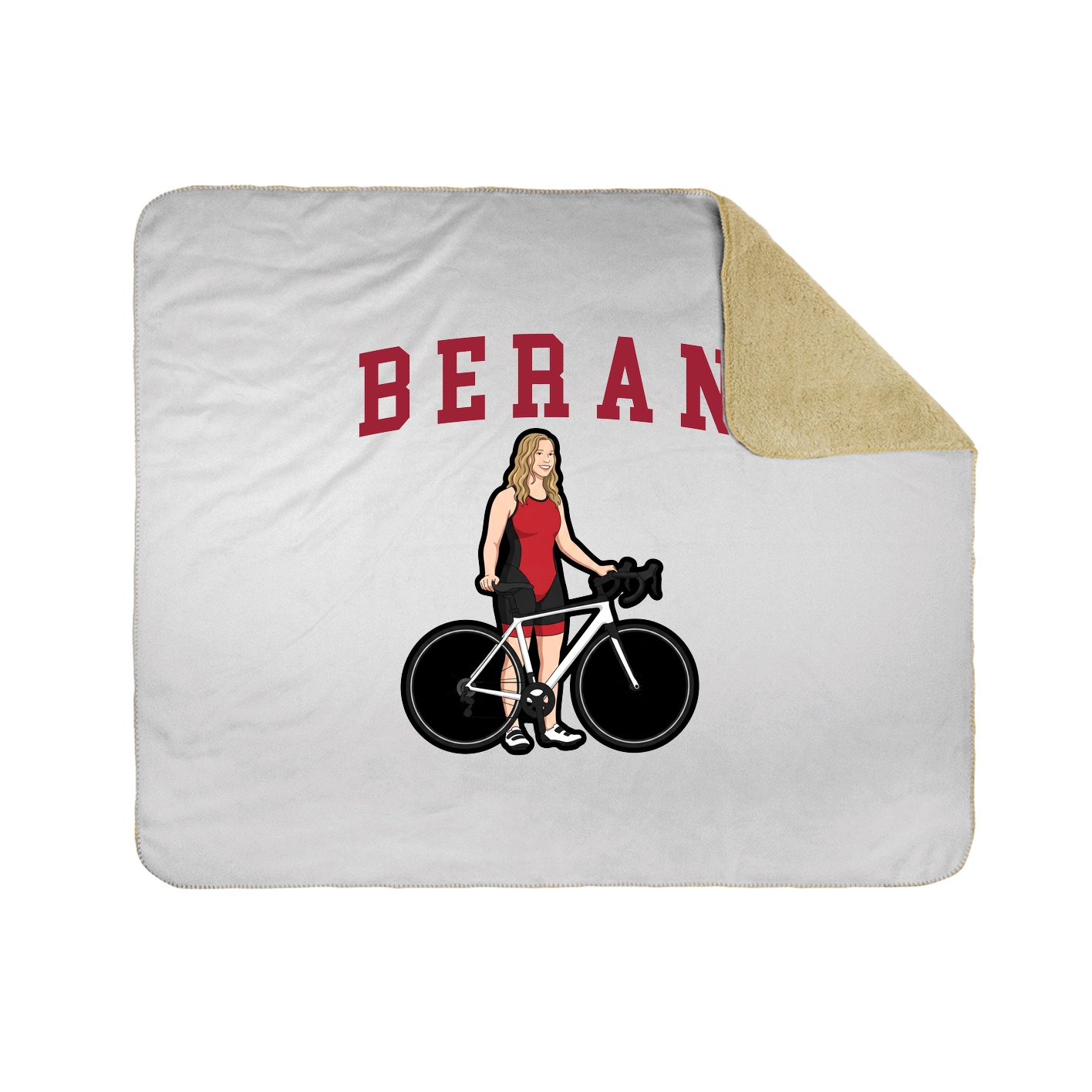 Throw Blanket — Shirsey in White