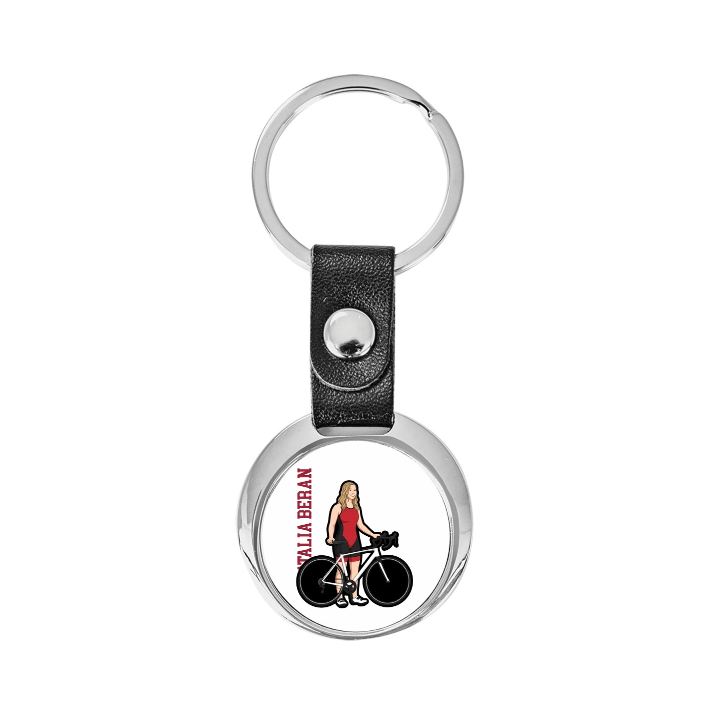 Key Chain — Name Vertical in Classic