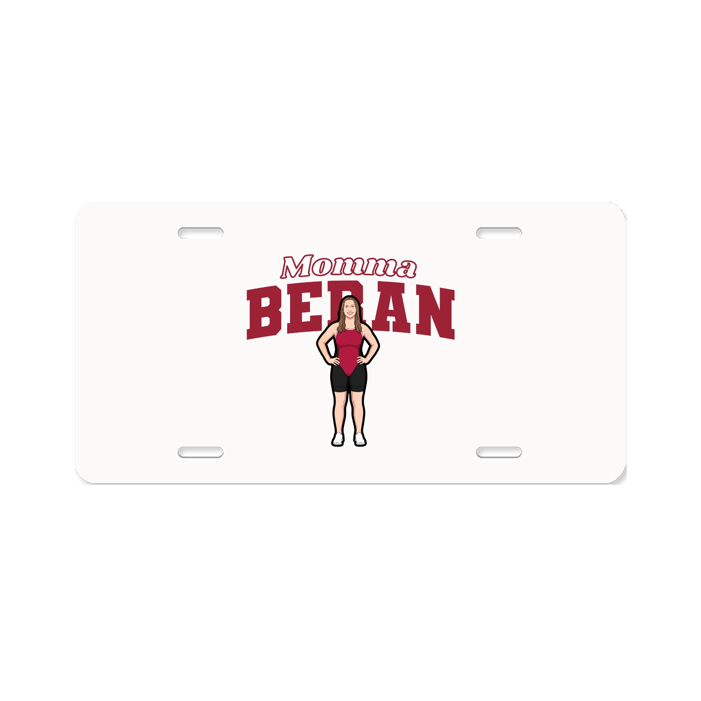 License Plate — Mothers Day Block in Classic