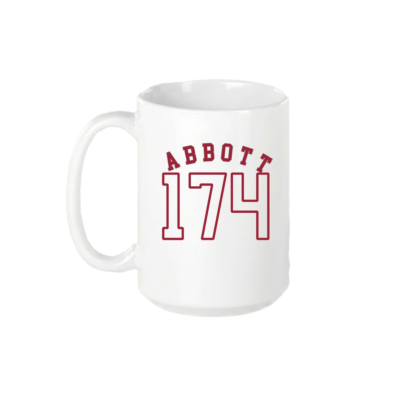 15oz Coffee Mug — Shirsey Arch in White