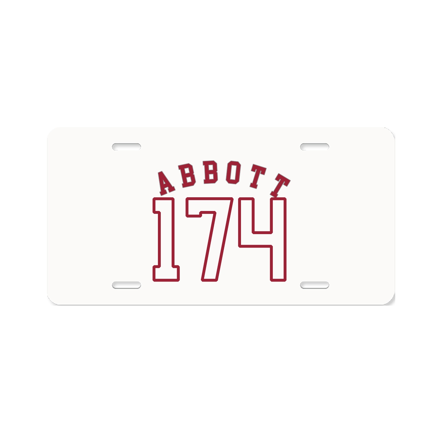License Plate — Shirsey Arch in Classic
