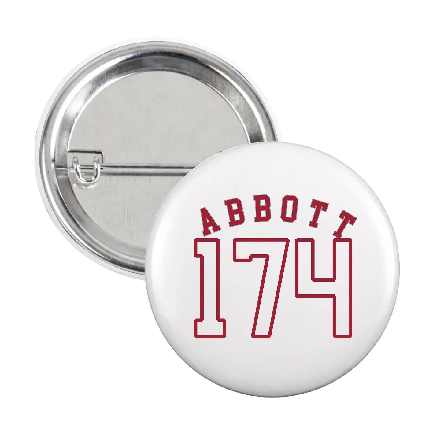 Game Day Button — Shirsey Arch in White