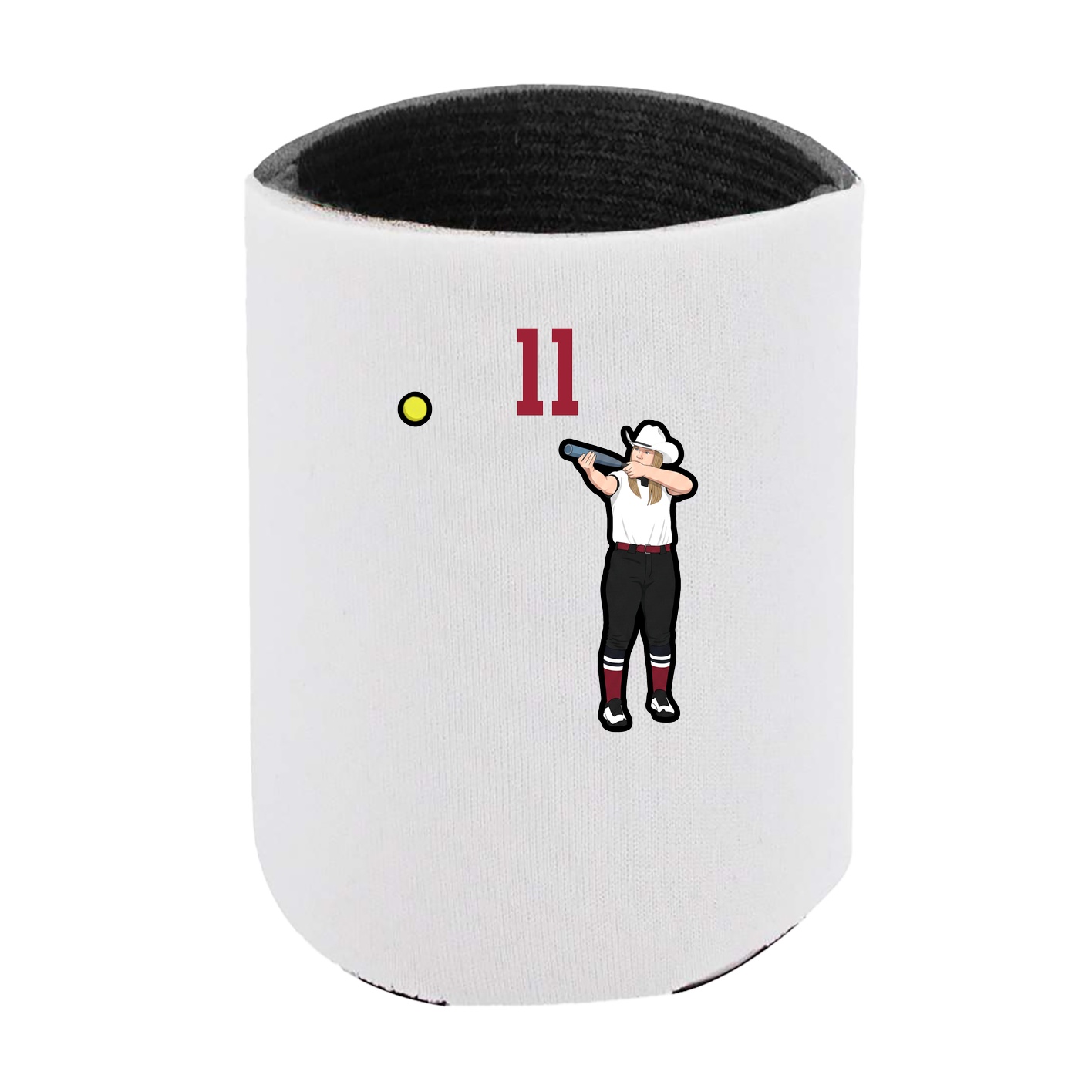 Can Holder — Number Top in White