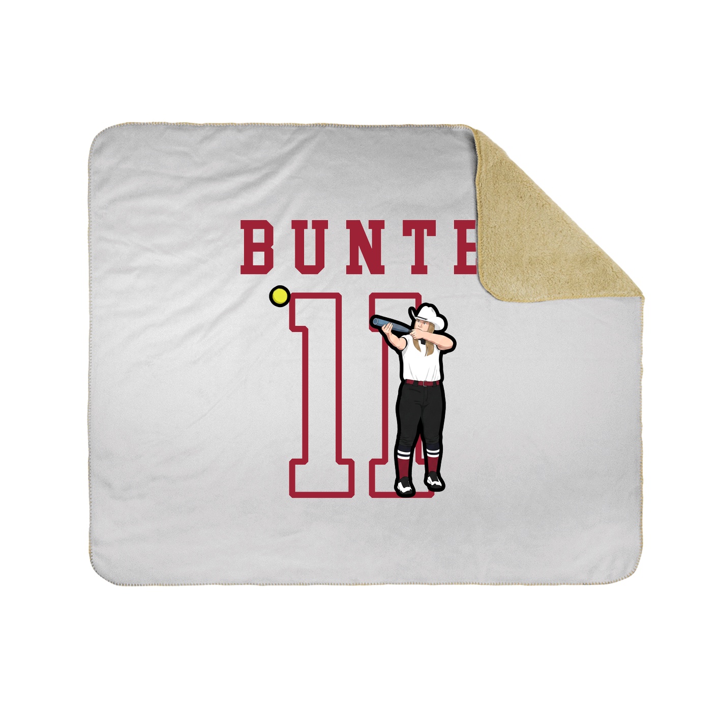 Throw Blanket — Shirsey in White