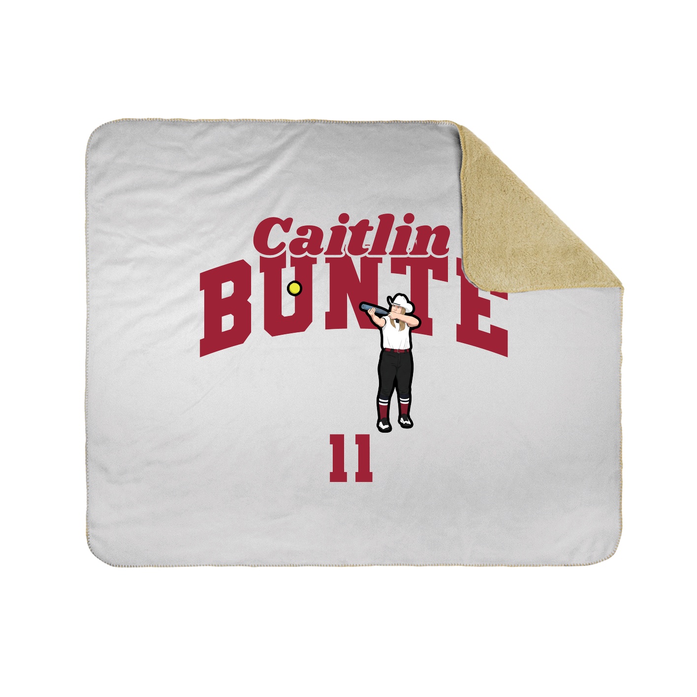 Throw Blanket — Signature Arch in White