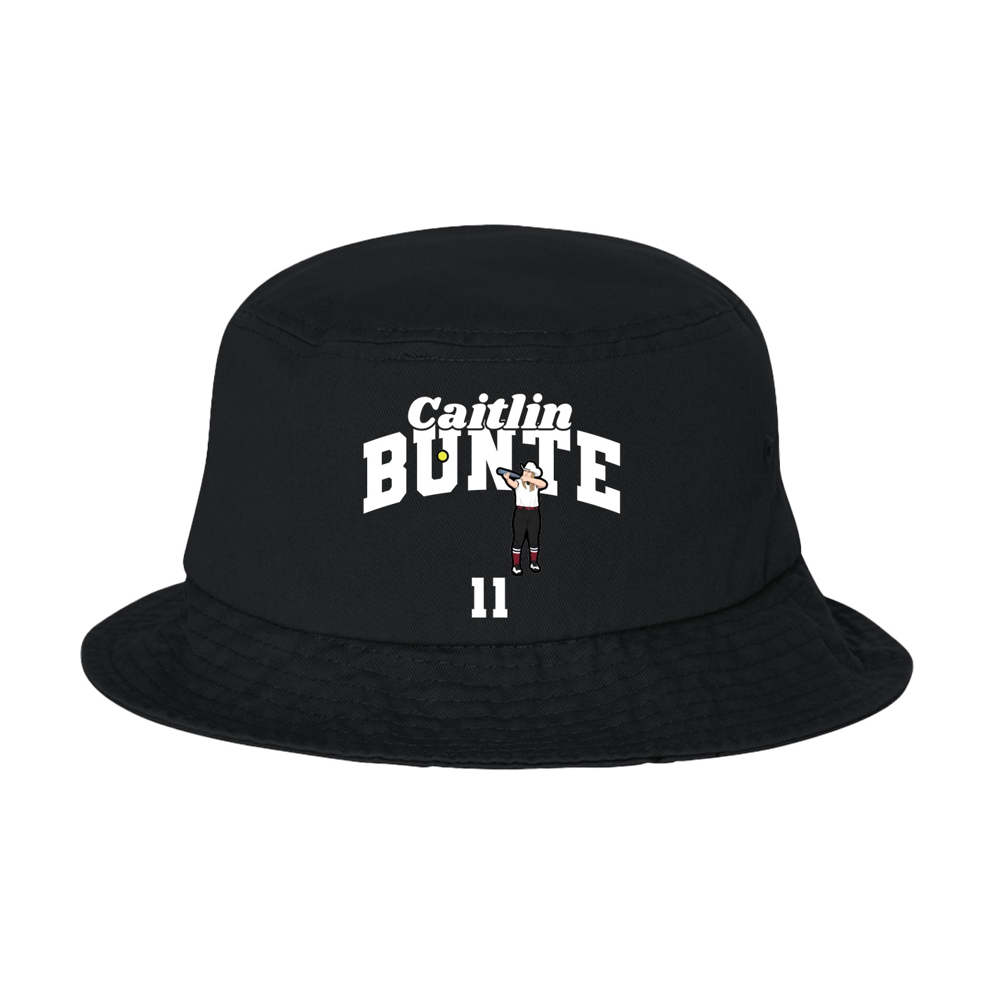 Bucket Cap — Signature Arch in Black