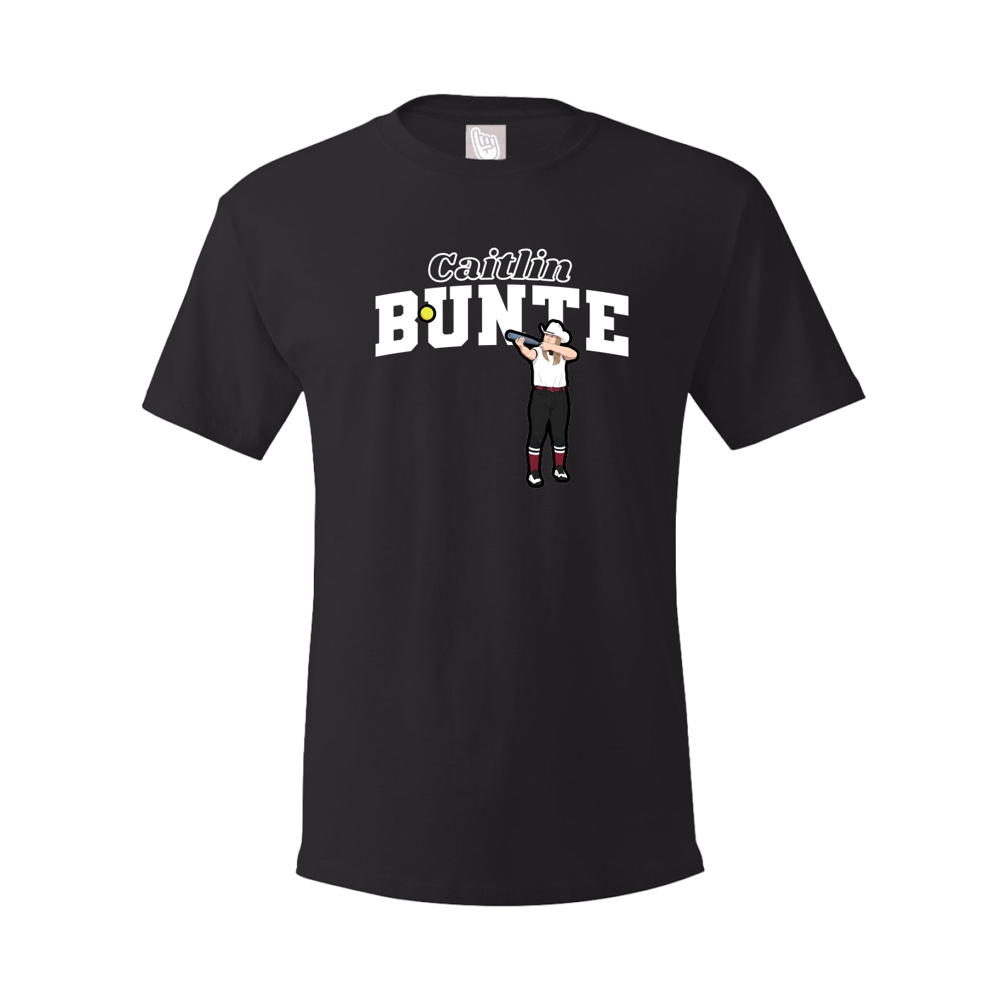 Youth Tee — Name Arch in Black