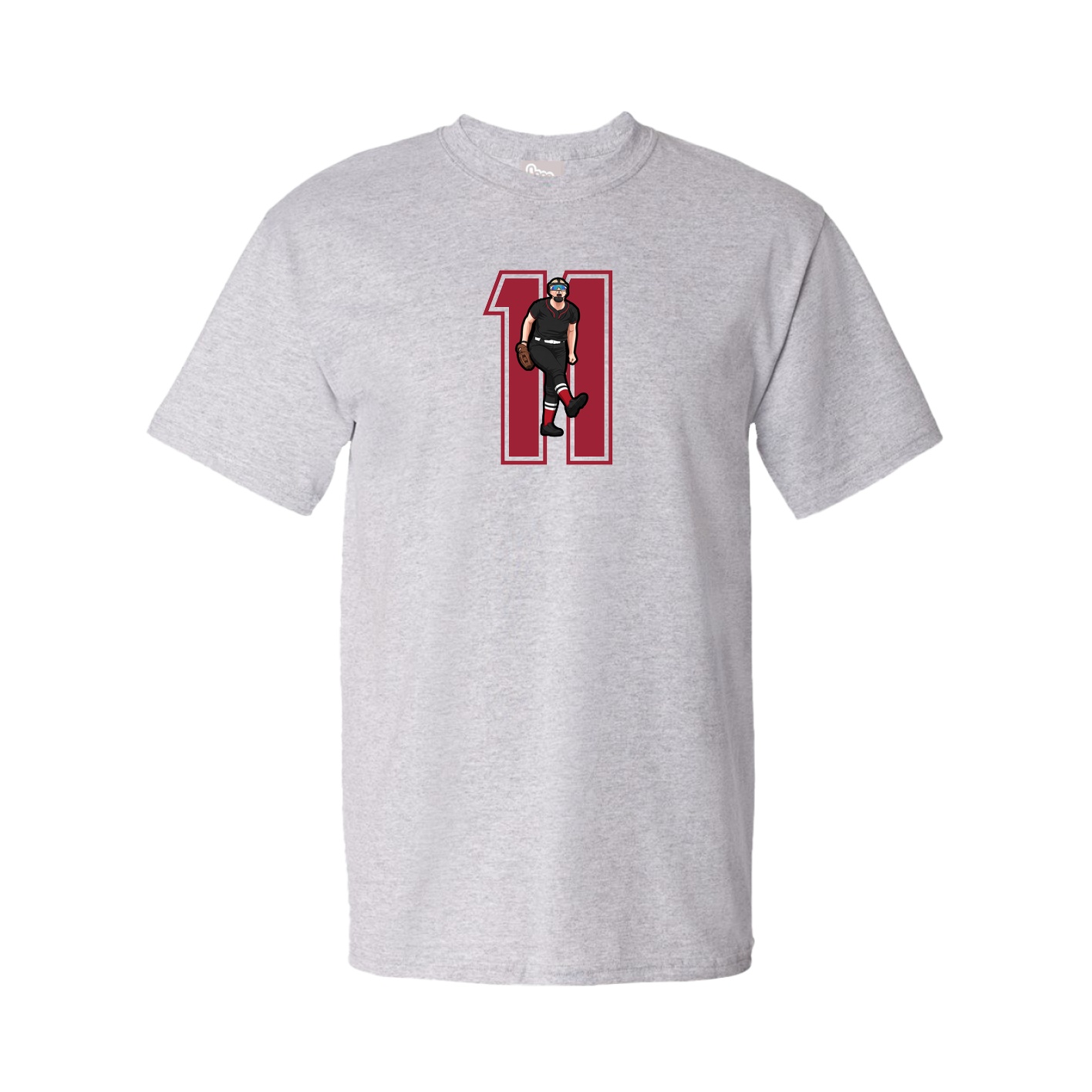Tee — Number in Grey