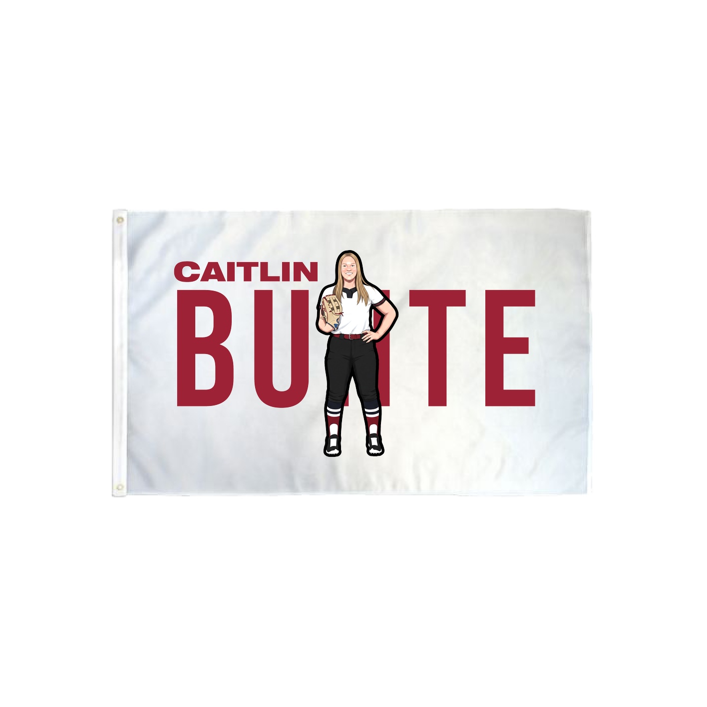 3x5 Flag — Player Name in Classic