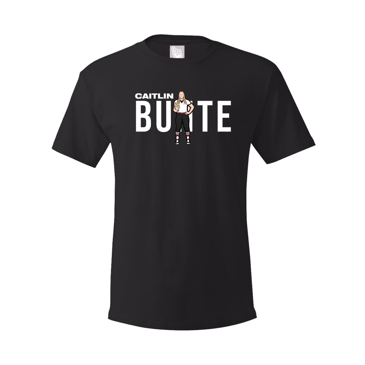 Youth Tee — Player Name in Black