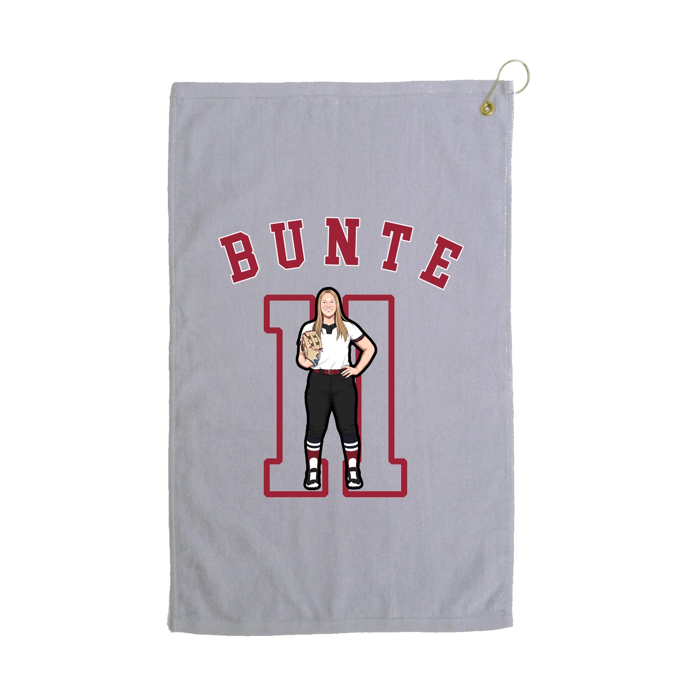 Golf Towel — Shirsey Arch in Grey