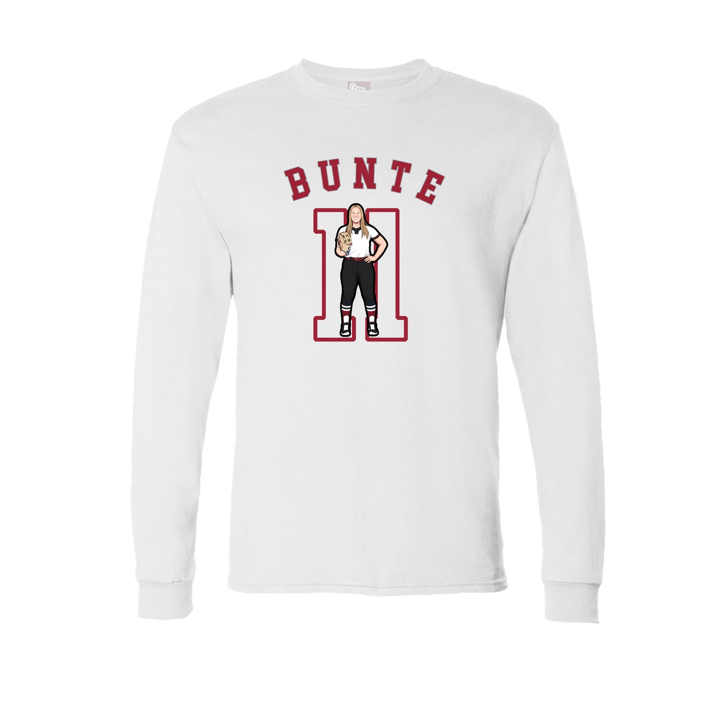 Long Sleeve Tee — Shirsey Arch in White