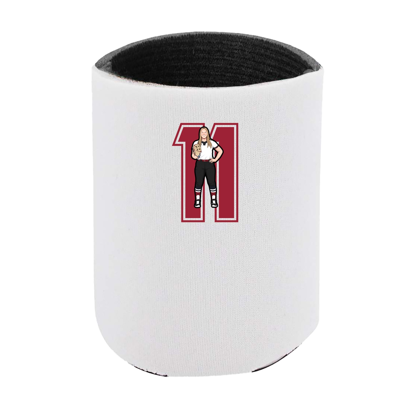 Can Holder — Number in White