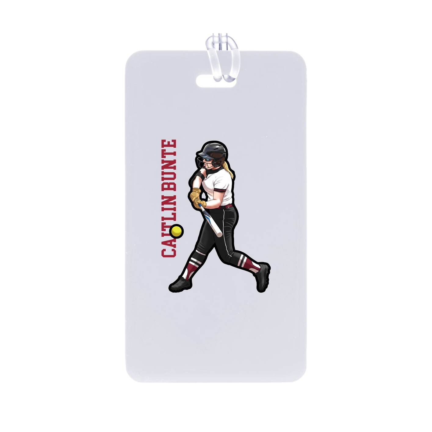 Bag Tag — Name Vertical in Classic