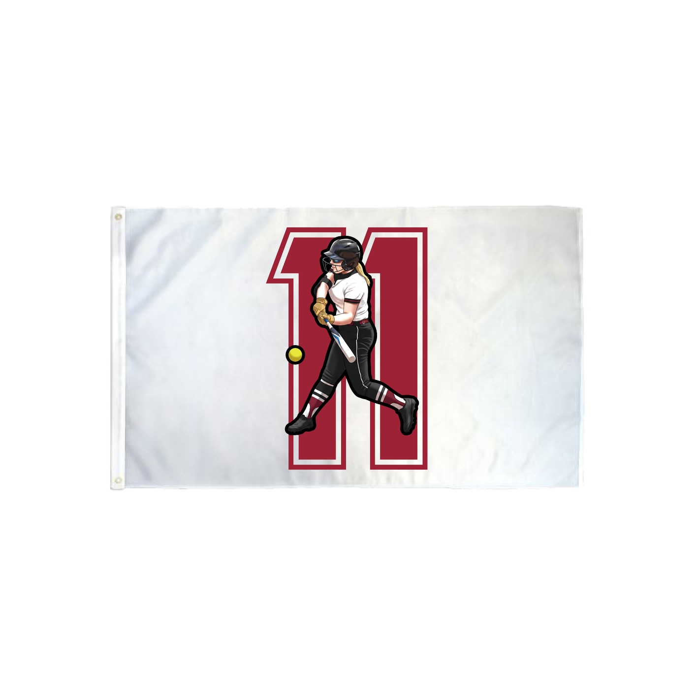 3x5 Flag — Number in Classic