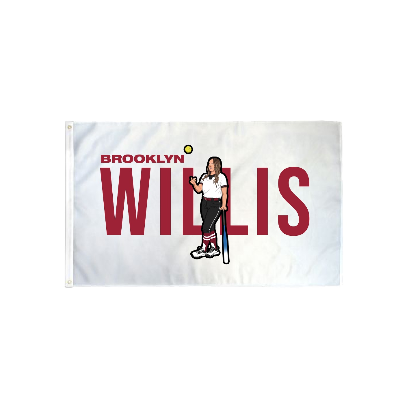 3x5 Flag — Player Name in Classic