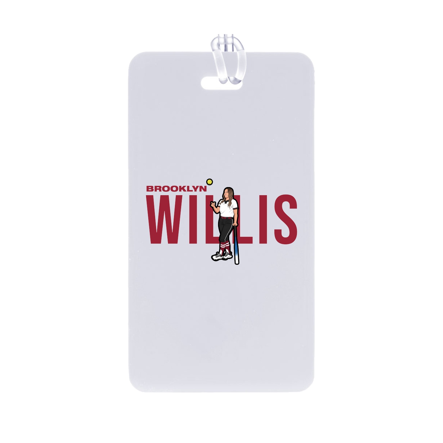 Bag Tag — Player Name in Classic