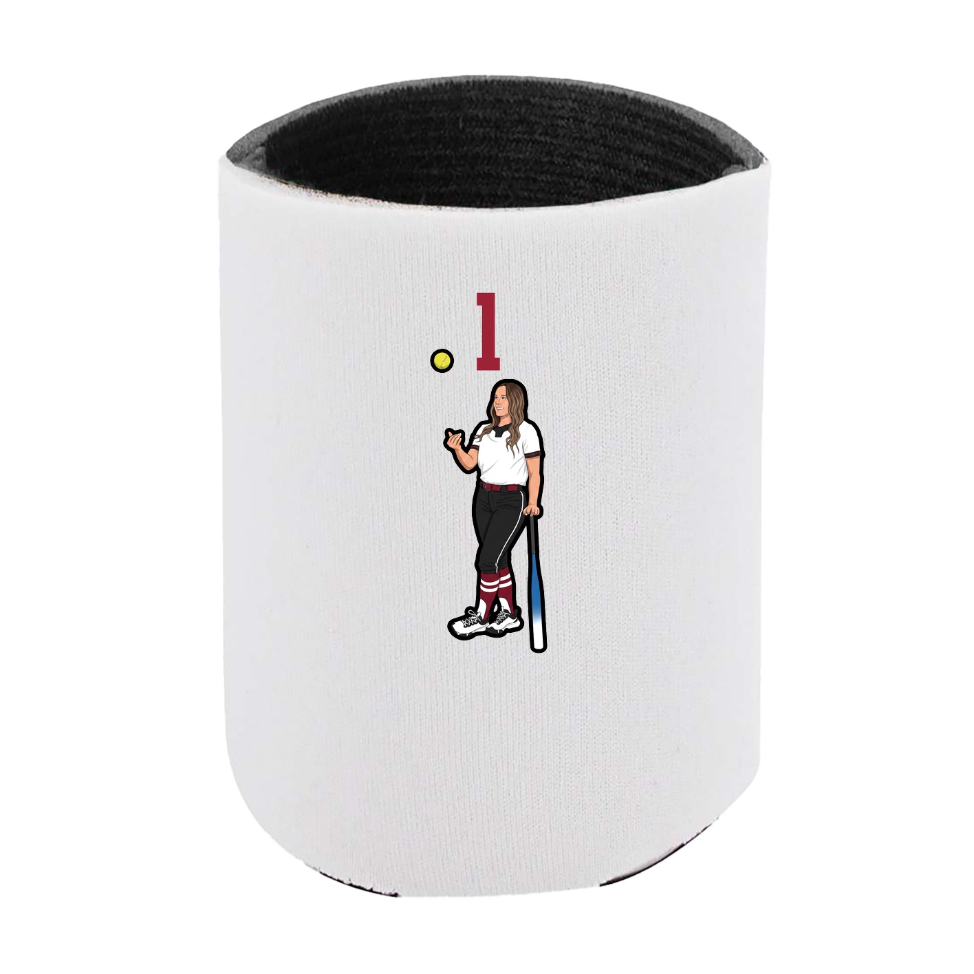 Can Holder — Number Top in White