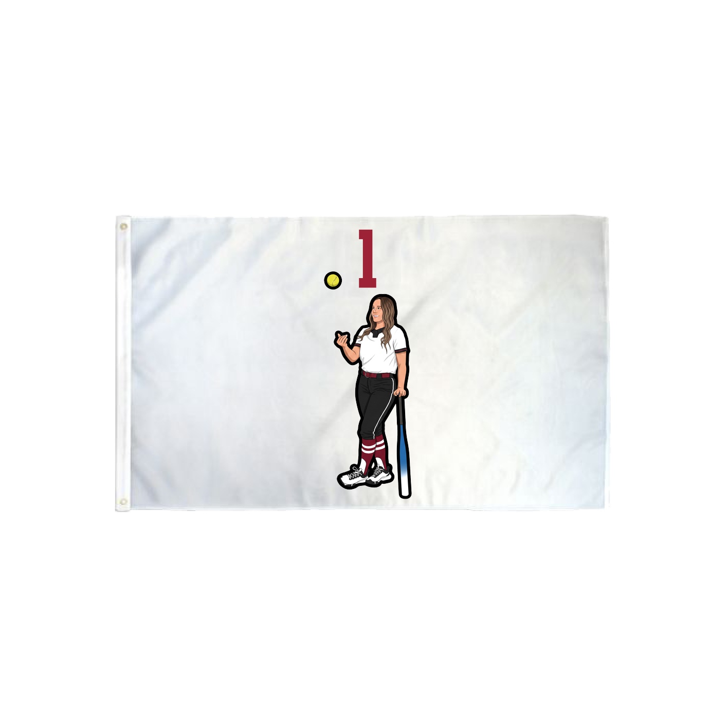 3x5 Flag — Number Top in Classic