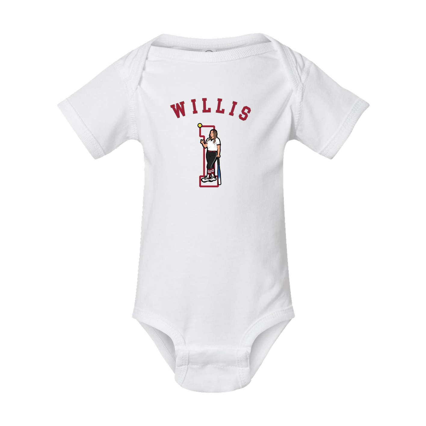 Baby Onesie — Shirsey Arch in White