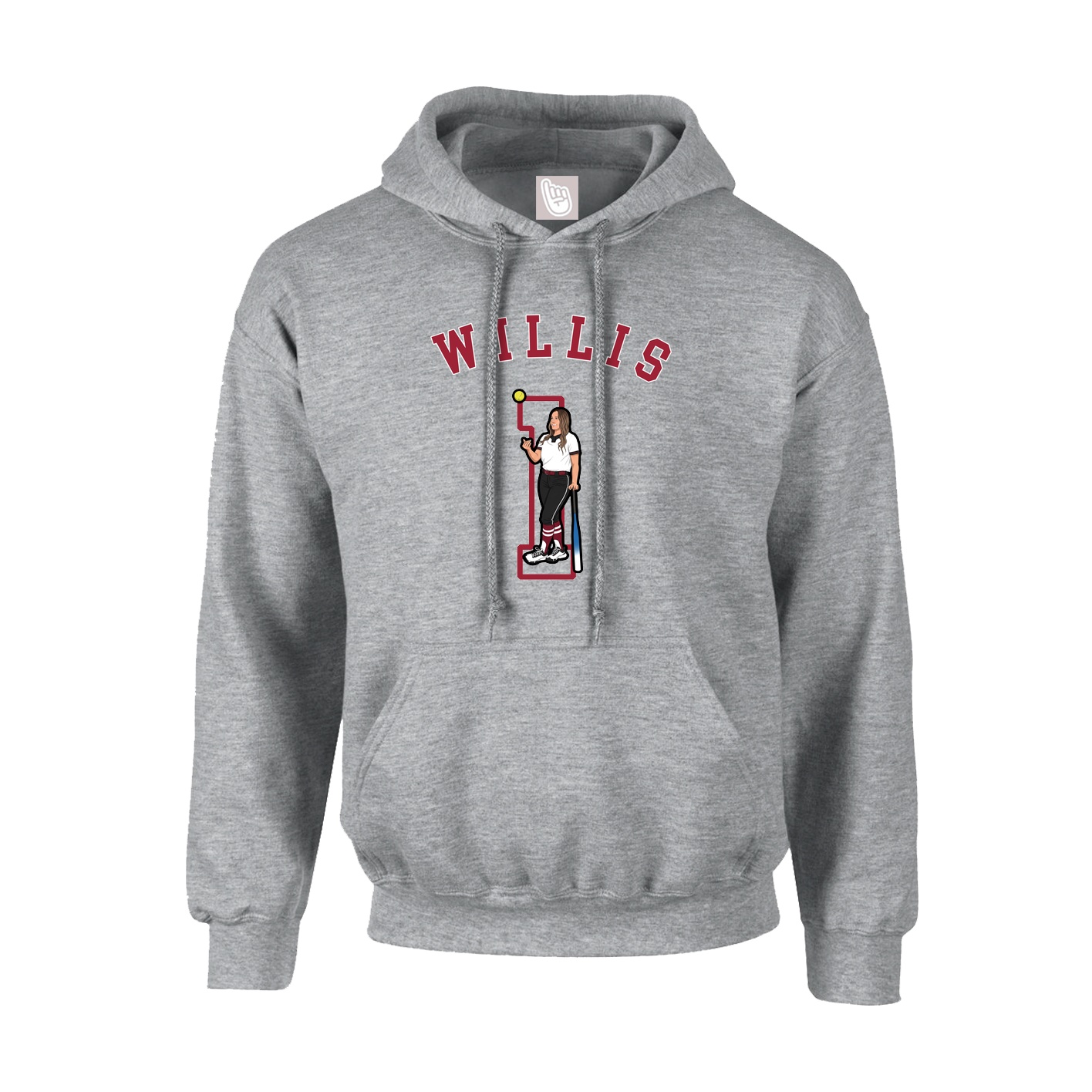 Hoodie — Shirsey Arch in Grey