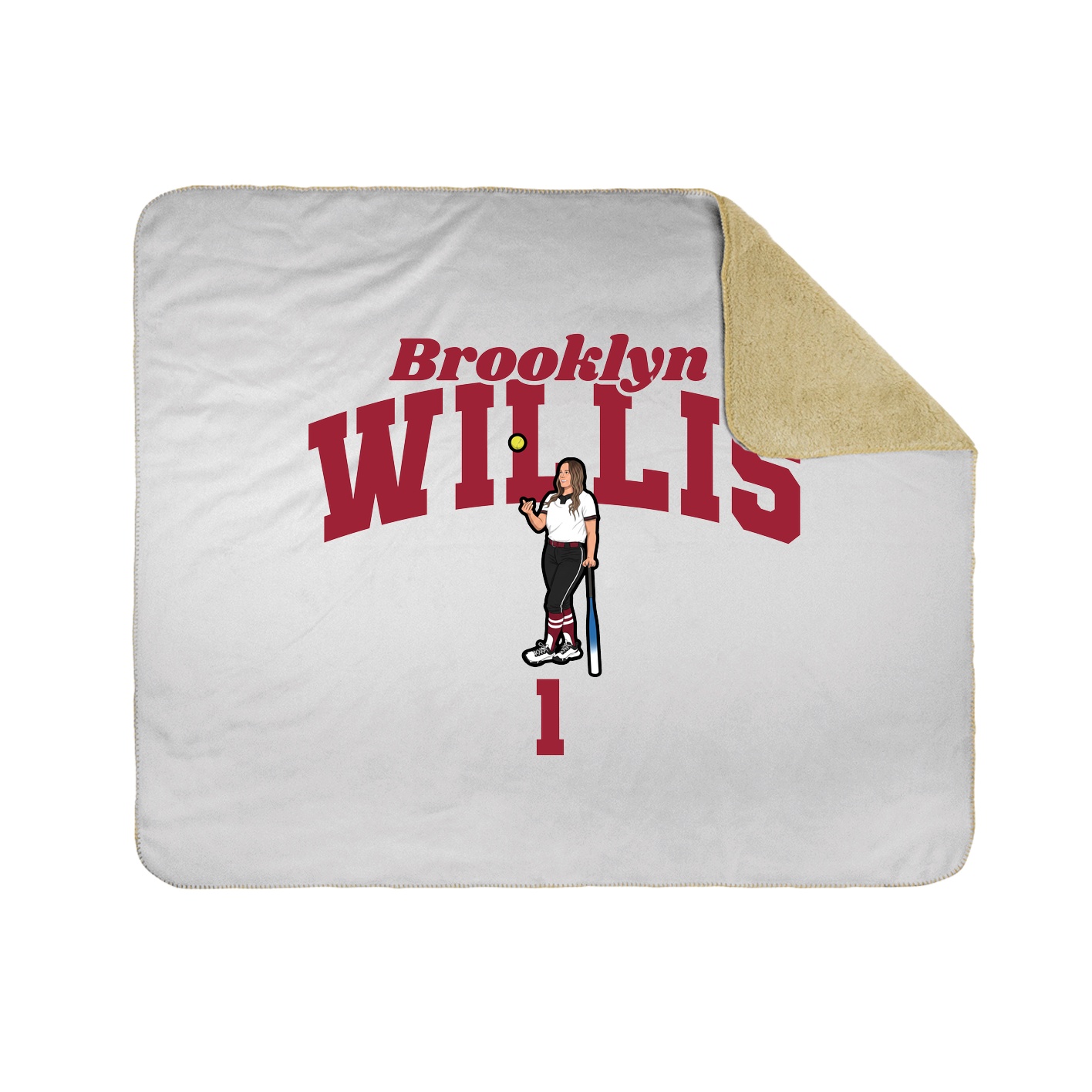 Throw Blanket — Signature Arch in White