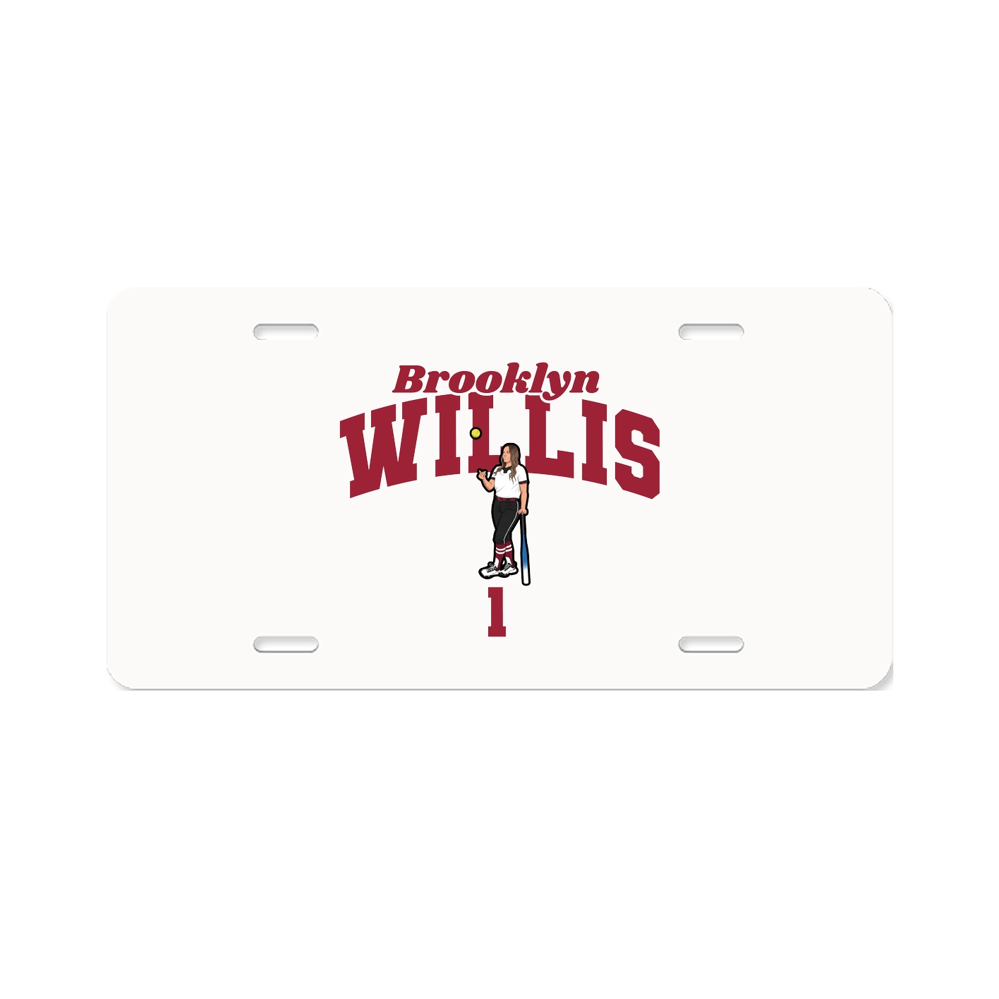 License Plate — Signature Arch in Classic
