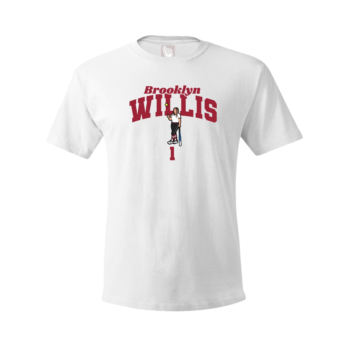 Youth Tee — Signature Arch in White