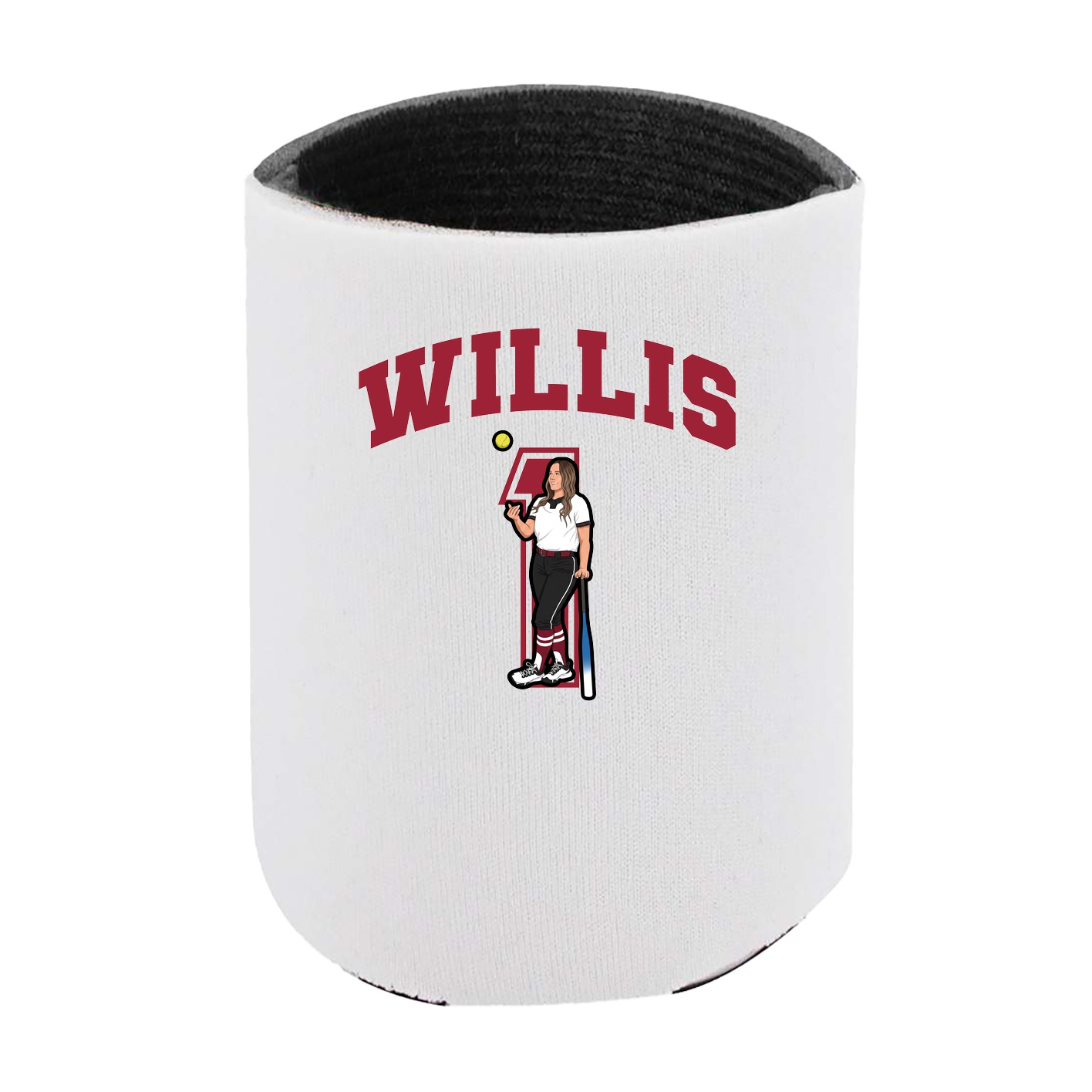 Can Holder — Number in White