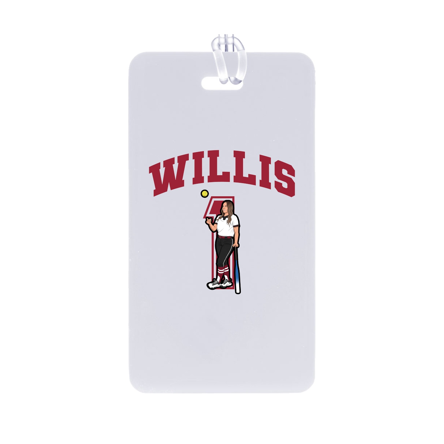 Bag Tag — Number in Classic