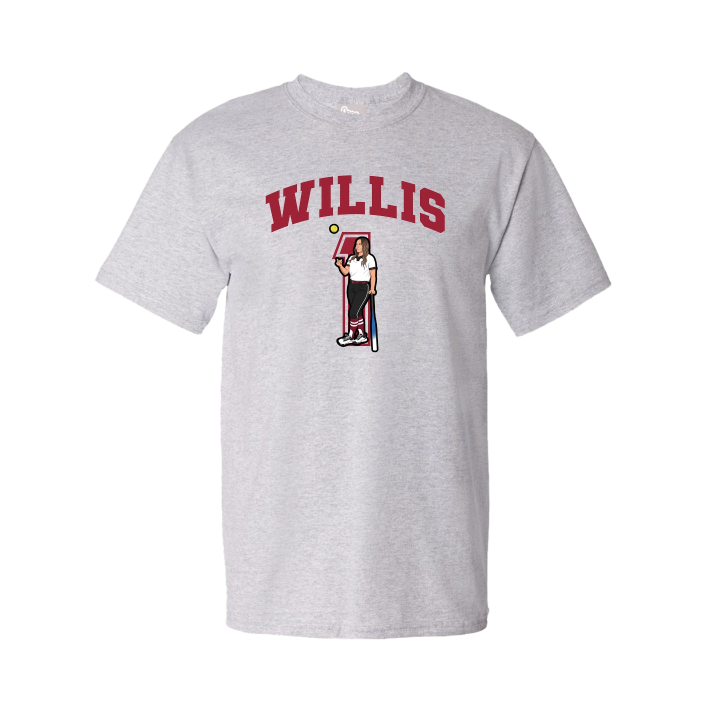 Tee — Number in Grey