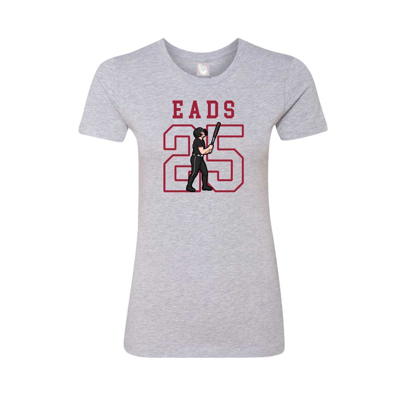 Fitted Women's Tee — Shirsey in Grey